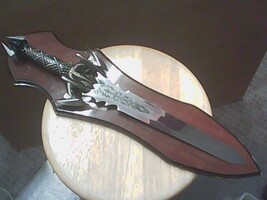 Fantasy knife on plaque