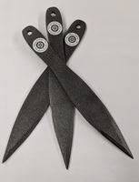 Titan Targets Custom Throwing Knife Set in Beautiful Leather Sheath