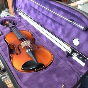 Rothenburg Copy of 1732 Stradivarius Violin w/ Gorgeous Fitted Soft Case