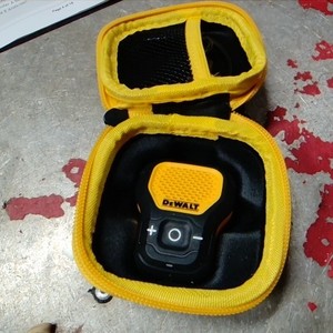 Dewalt Wearable Blutooth Speaker In Soft Case With Cord