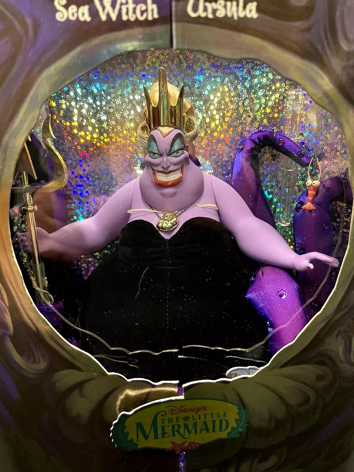 Disney’s The Little Mermaid Sea Witch Ursula Doll Great Villains Collection 1997