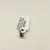 Gold 14kt Silver 0.50gms Pendant MONTANA SAPPHIRE SOLITAIRE PENDANT .30CT 