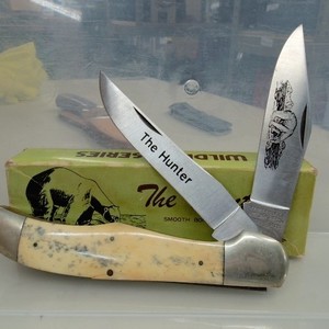  PARKER CUT CO K-78 WILDLIFE SERIES THE HUNTER FOLDING KNIFE