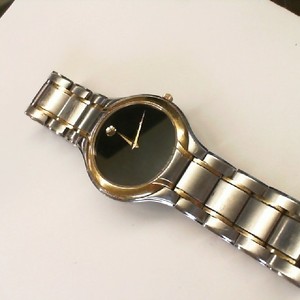 Watches MOVADO 81 G2 1894 2-TONE - NEW BATTERY