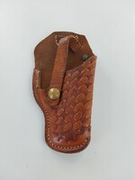 Small Embossed Leather Holster