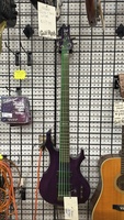 ESP F-155DX ELECTRIC BASS GUITAR WITH TRABEN CASE