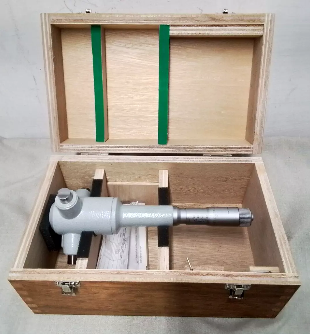 Mitutoyo 368-874 Three Point Internal Holtest II Micrometer 4-5"