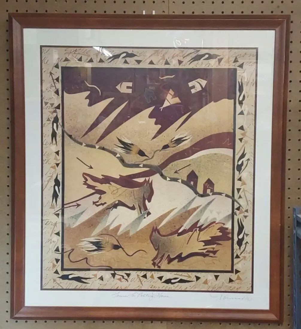 Forever, The Floating Home, print signed by artist Dana Boussard