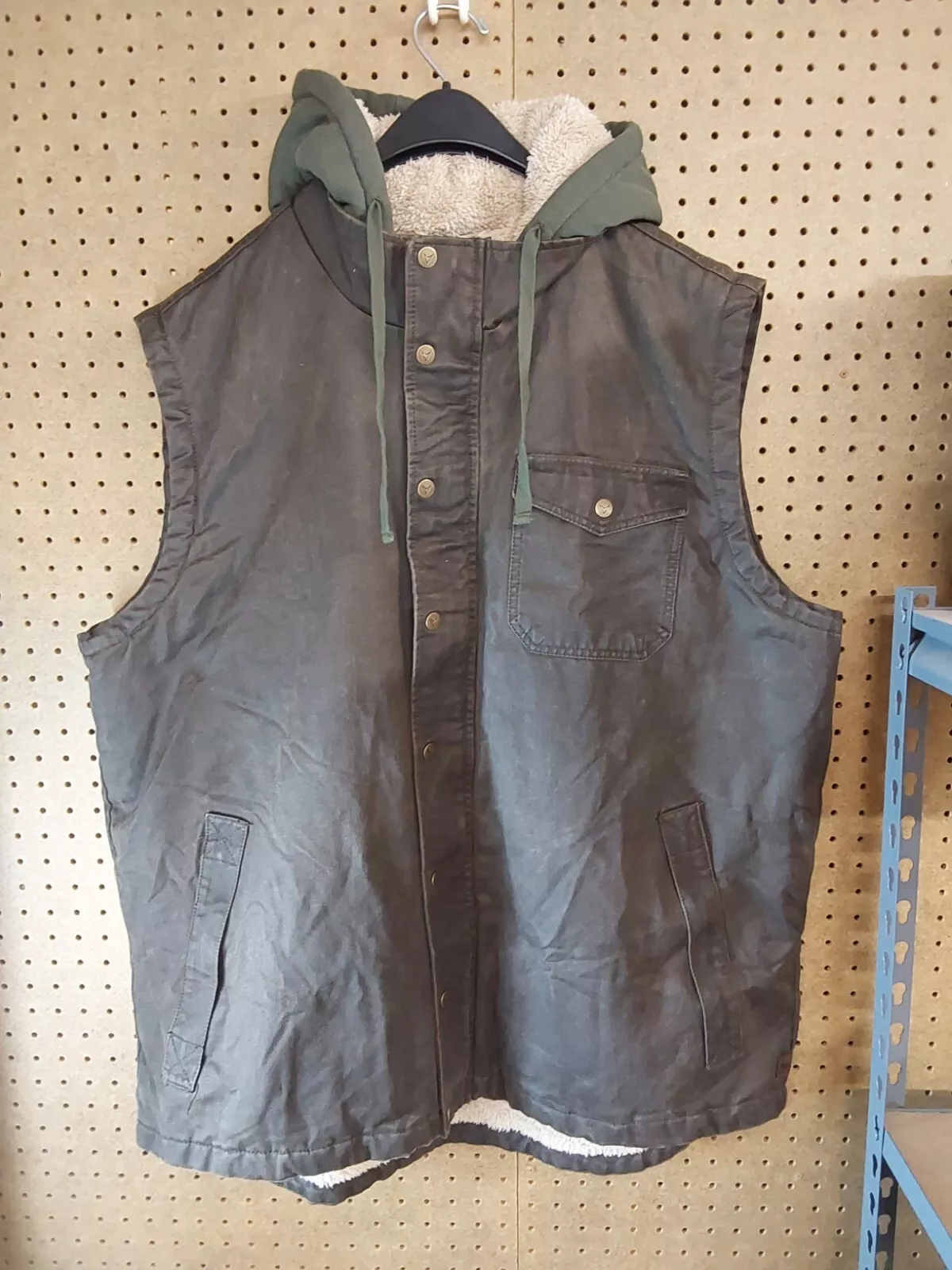 Venado Conceal Carry Hooded Plush Lined Vest - Size 2XLT