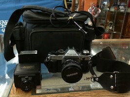 Canon AE-1 Program Camera w/ Extras