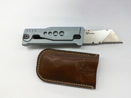 Reate Gravity Utility Knife w/ Leather Sheath