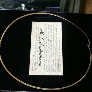 michael anthony 10K YELLOW GOLD MICHAEL ANTHONY SNAKE CHAIN WITH 9EA DIAMONDS AT
