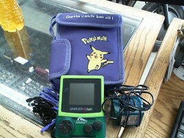 Nintendo Gameboy Color w/ Pokemon Case & Accessories