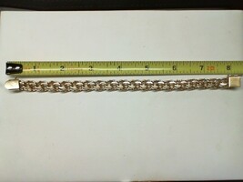  HEAVY BISMARK STYLE 14K YELLOW GOLD BRACELET 