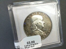 FRANLIN SILVER  HALF DOLLAR 1962