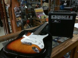 Pyle Ultra Electric Guitar w/ Gig Bag & Amplifier