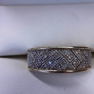  10K YELLOW GOLD ENGAGEMENT RING WITH .02CT DIAMOND