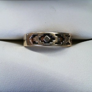 10K YELLOW GOLD WITH SOUTHWEST DESIGN