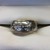TWO TONE HEAVY BAND WITH STAR PATTERN