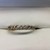 X'S AND O'S  THIN BAND WITH 4 .01CT DIAMONDS RING