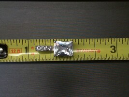  PENDANT WITH RECTANGULAR CUT CZ