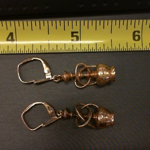  GENIE BOTTLE DROP STYLE EARRINGS