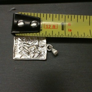 STERLING SILVER GEMINI PENDANT 