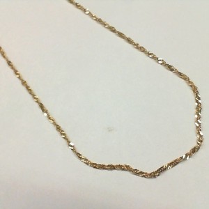  Fine Gold 18" Twisted 14kt 1.30gms Chain