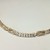  Gold 14kt 11.60gms Woven Wheat Link plus Interlocking Links - 7.25"