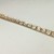  Gold 14kt 16.00gms Tri Color Woven Wheat Link & Diamond Cut Bracelet, 8"