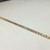  Gold 14kt 6.90gms Narrow Wheat Link Diamond Cut Bracelet, 8"