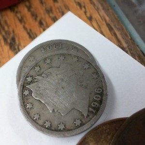 Barber Nickel - 1903 or 1906 (Price for 1 Nickel)