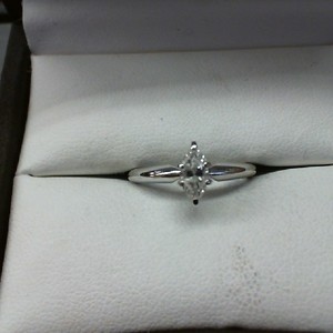  .25CT MARQUISE CUT DIAMOND IN 14K WHITE GOLD 
