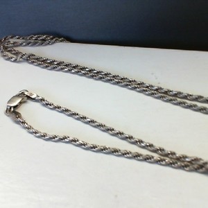  Sterling Silver 0.925% Fine 7.30gms 20" Rope Chain
