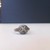  Antique Filigree White Gold 18K Ring with .15 Diamond, Size 7