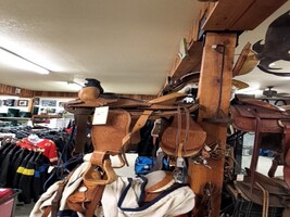 Three Bar Saddlery Handmade Embossed Saddle