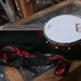 Kmise Banjolele w/ Flame Strap & Case