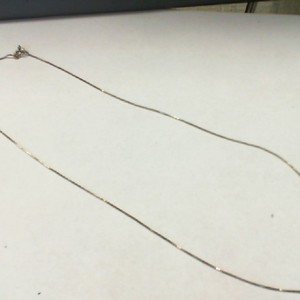  Sterling Silver 0.925% 2.20gms 20" Box Link Chain Necklace