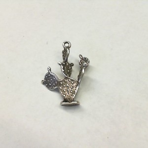 Sterling Silver 0.925% 2.30gms Prickly Pear Cactus Charm