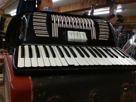 Vintage Pollina Piano Accordian, Made in Italy