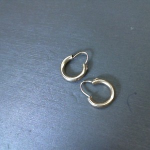  Gold 14kt 0.70gms Small Gold Hoop Earrings