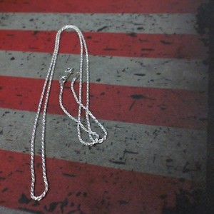  STERLING SILVER THIN ROPE CHAIN 20"