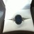  STERLING SILVER WITH BLUE CRYSTAL