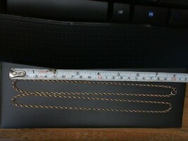 . .10K YELLOW GOLD TWISTED ROPE CHAIN