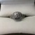  DIAMOND CLUSTER STYLE ENGAGEMENT RING 