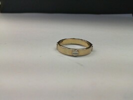 Yellow Gold 14kt 2.40gms Hardware Band Ring, Size 6.75 