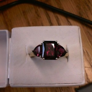RHODOLITE GARNET RING 