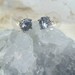  Light Blue Zircon Sterling Silver Studs 
