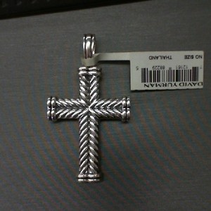 David Yurman Cross Cable Pendant