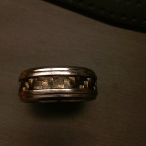 COBALT CHROME BY BENCHMARK CARBON FIBER RING JEWELRY